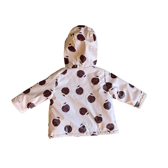 ZARA BABY GIRL APPLE SHERPA LINED JACKET SIZE 9-12 MONTHS - Picture 7 of 9